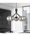 Nova 5 Svart/Grafit pendellampa - Ø14 cm, E14, 230V, utan ljuskälla