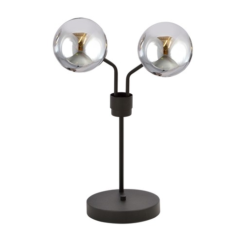 Nova LN2 Svart/Grafit bordlampa - Ø14 cm, E14, 230V, utan ljuskälla