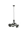 Nova 4 Svart/Rand pendelampa - Ø14 cm, E14, 230V, utan ljuskälla
