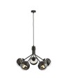 Nova 5 Svart/Rand pendellampa - Ø14 cm, E14, 230V, utan ljuskälla