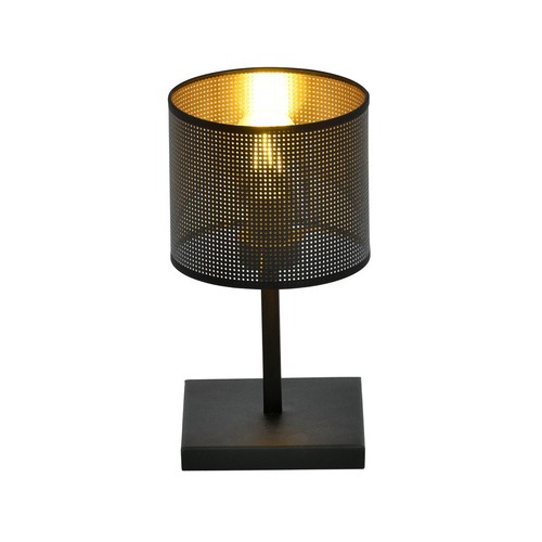 Jordan LN1 Svart/Guld bordlampa - Ø15 cm, E27, 230V, utan ljuskälla