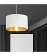 Aston 1 Vit/Guld pendellampa - Ø35 cm, E27, 230V, utan ljuskälla
