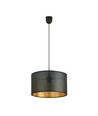 Aston 1 Svart/Guld pendellampa - Ø35 cm, E27, 230V, utan ljuskälla