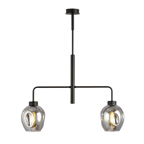 Lukka 2 Svart/Grafit pendellampa - Ø14 cm, E27, 230V, utan ljuskälla