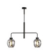 Lukka 2 Svart/Grafit pendellampa - Ø14 cm, E27, 230V, utan ljuskälla