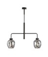 Lukka 2 Svart/Grafit pendellampa - Ø14 cm, E27, 230V, utan ljuskälla