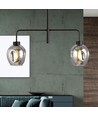 Lukka 2 Svart/Grafit pendellampa - Ø14 cm, E27, 230V, utan ljuskälla