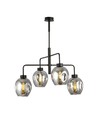Lukka 4 Svart/Grafit pendellampa - Ø14 cm, E27, 230V, utan ljuskälla