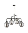 Lukka 4 Svart/Grafit pendellampa - Ø14 cm, E27, 230V, utan ljuskälla
