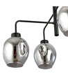 Lukka 4 Svart/Grafit pendellampa - Ø14 cm, E27, 230V, utan ljuskälla