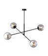 Linear 4 Svart/Grafit pendellampa - Ø14 cm, E14, 230V, utan ljuskälla