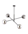 Linear 4 Svart/Grafit pendellampa - Ø14 cm, E14, 230V, utan ljuskälla