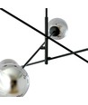 Linear 6 Svart/Grafit pendellampa - Ø14 cm, E14, 230V, utan ljuskälla
