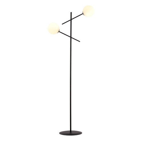 Linear LP2 Svart/Opal golvlampa - Ø15 cm, E14, 230V, utan ljuskälla