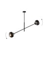 Linear 2 Svart/Randig pendellampa - Ø14 cm, E14, 230V, utan ljuskälla