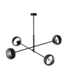 Linear 4 Svart/Rand pendellampa - Ø14 cm, E14, 230V, utan ljuskälla