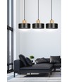 Torin 3 Svart pendellampa - E27, 230V, utan ljuskälla