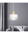 Torin 1 Vit pendellampa - E27, 230V, utan ljuskälla