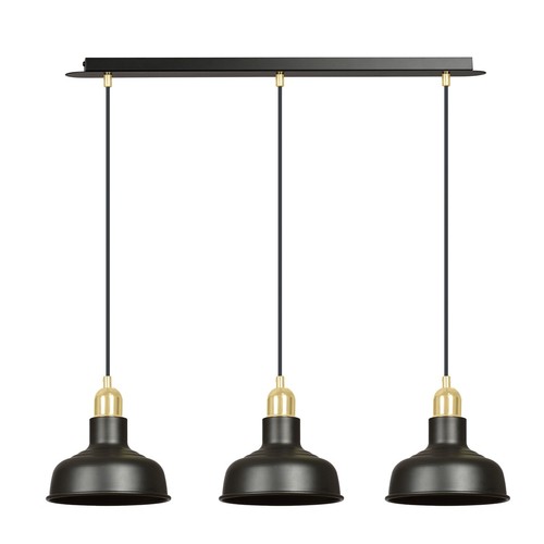Ibor 3 Svart pendellampa - E27, 230V, utan ljuskälla