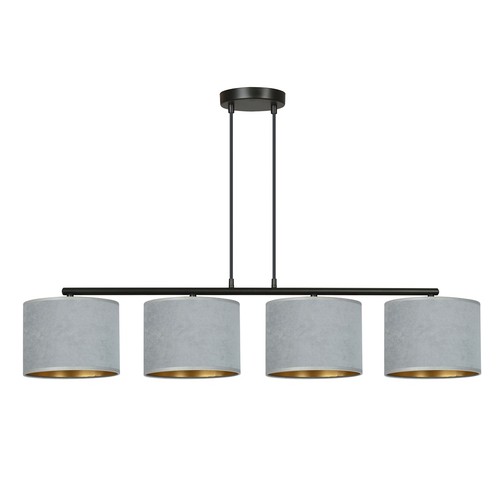 Hilde 4 Svart/Grå pendellampa - Ø20 cm, E27, 230V, utan ljuskälla
