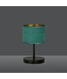 Hilde LN1 Svart/Grön bordslampa - Ø20 cm, E27, 230V, utan ljuskälla