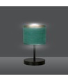 Hilde LN1 Svart/Grön bordslampa - Ø20 cm, E27, 230V, utan ljuskälla