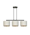 Hilde 3 Svart/Vit pendellampa - Ø20 cm, E27, 230V, utan ljuskälla
