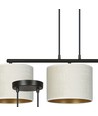 Hilde 3 Svart/Vit pendellampa - Ø20 cm, E27, 230V, utan ljuskälla