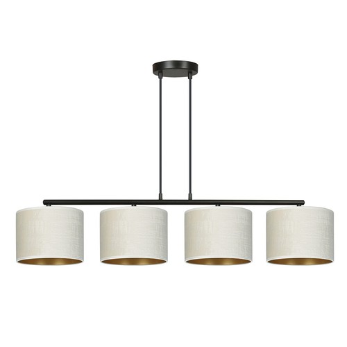 Hilde 4 Svart/Vit pendellampa - Ø20 cm, E27, 230V, utan ljuskälla