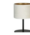 Hilde LN1 Svart/Vit bordslampa - Ø20 cm, E27, 230V, utan ljuskälla