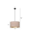 Hilde 1 Svart/Rosa pendellampa - Ø35 cm, E27, 230V, utan ljuskälla