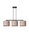 Hilde 3 Svart/Rosa pendellampa - Ø20 cm, E27, 230V, utan ljuskälla