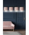 Hilde 4 Svart/Rosa hänglampa - Ø20 cm, E27, 230V, utan ljuskälla