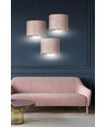 Hilde 3 Svart Premium Rosa pendellampa - Ø20 cm, E27, 230V, utan ljuskälla