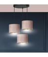 Hilde 3 Svart Premium Rosa pendellampa - Ø20 cm, E27, 230V, utan ljuskälla