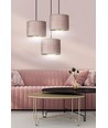 Hilde 3 Svart Premium Rosa pendellampa - Ø20 cm, E27, 230V, utan ljuskälla