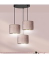 Hilde 3 Svart Premium Rosa pendellampa - Ø20 cm, E27, 230V, utan ljuskälla