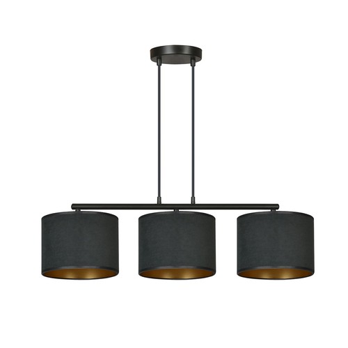 Hilde 3 Svart pendellampa - Ø20 cm, E27, 230V, utan ljuskälla