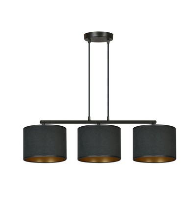 Hilde 3 Svart pendellampa - Ø20 cm, E27, 230V, utan ljuskälla