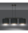 Hilde 3 Svart pendellampa - Ø20 cm, E27, 230V, utan ljuskälla