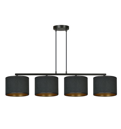 Hilde 4 Svart pendellampa - Ø20 cm, E27, 230V, utan ljuskälla