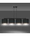 Hilde 4 Svart pendellampa - Ø20 cm, E27, 230V, utan ljuskälla