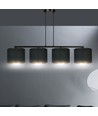 Hilde 4 Svart pendellampa - Ø20 cm, E27, 230V, utan ljuskälla