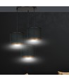Hilde 3 Premium Svart pendellampa - Ø20 cm, E27, 230V, utan ljuskälla
