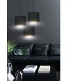 Hilde 3 Premium Svart pendellampa - Ø20 cm, E27, 230V, utan ljuskälla