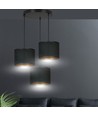 Hilde 3 Premium Svart pendellampa - Ø20 cm, E27, 230V, utan ljuskälla