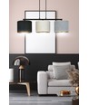 Hilde 3 Svart Mix pendellampa - Ø20 cm, E27, 230V, utan ljuskälla