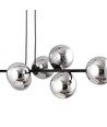 Rossi 6 Svart/Grafit pendellampa - Ø14 cm, E14, 230V, utan ljuskälla