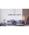 Rossi 6 Svart/Transparent pendellampa - Ø14 cm, E14, 230V, utan ljuskälla