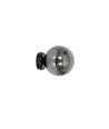 Rossi K1 Svart/Grafit vägglampa - Ø14 cm, E14, 230V, utan ljuskälla